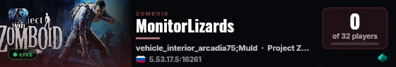 MonitorLizards live status badge