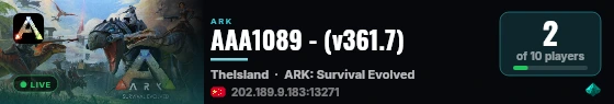 AAA1089 - (v361.7) live status badge