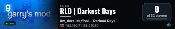 RLD | Darkest Days live status badge