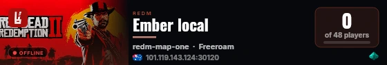 Ember local live status badge