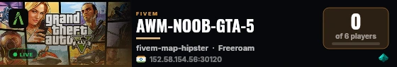 AWM-NOOB-GTA-5 live status badge