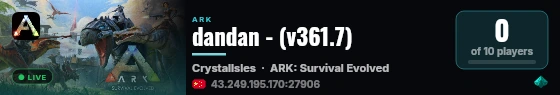 dandan - (v361.7) live status badge