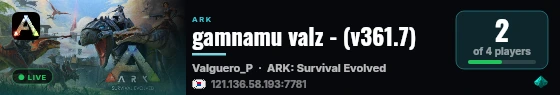 gamnamu valz - (v361.7) live status badge