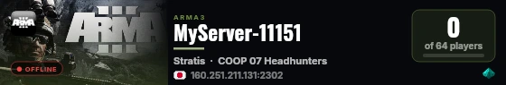 MyServer-11151 live status badge