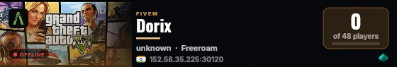 Dorix live status badge