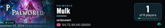 Mulk live status badge