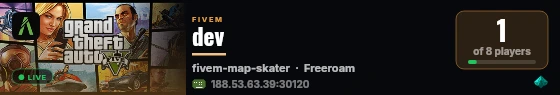 dev live status badge