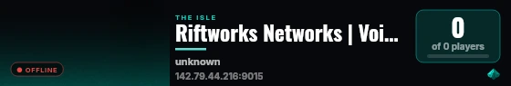 Riftworks Networks | Voice Chat live status badge