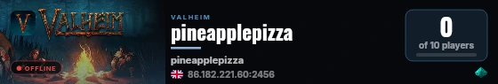 pineapplepizza live status badge