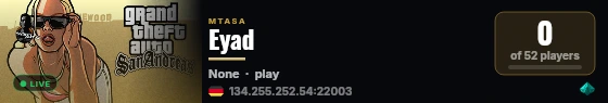 Eyad live status badge