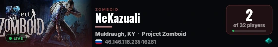 NeKazuali live status badge