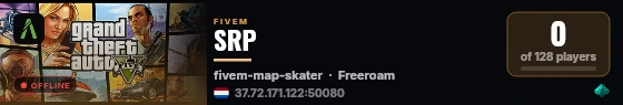 SRP live status badge