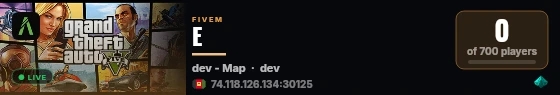 E live status badge