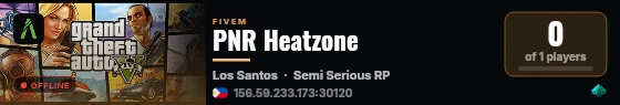PNR Heatzone live status badge