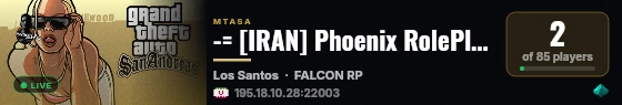 -= [IRAN] Phoenix RolePlay | V.Beta live status badge