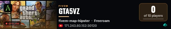 GTA5VZ live status badge