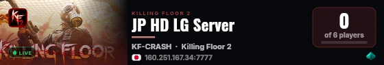 JP HD LG Server live status badge