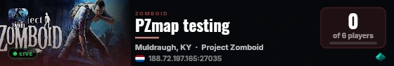 PZmap testing live status badge