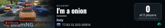 I'm a onion live status badge