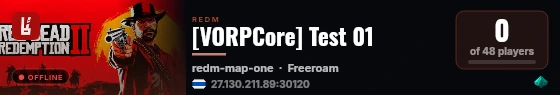 [VORPCore] Test 01 live status badge