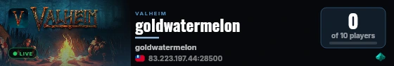 goldwatermelon live status badge