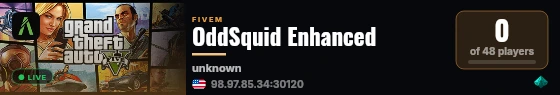 OddSquid Enhanced live status badge