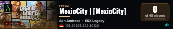 MexioCity | [MexioCity] live status badge