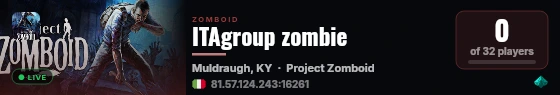 ITAgroup zombie live status badge