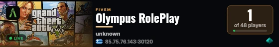 Olympus RolePlay live status badge