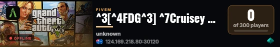 ^3[^4FDG^3] ^7Cruisey Development City live status badge