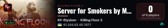 Server for Smokers by Mozart live status badge