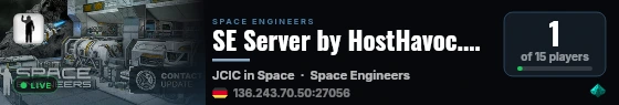 SE Server by HostHavoc.com live status badge