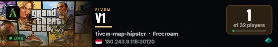 V1 live status badge