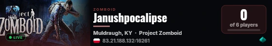 Janushpocalipse live status badge
