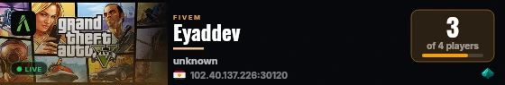 Eyaddev live status badge