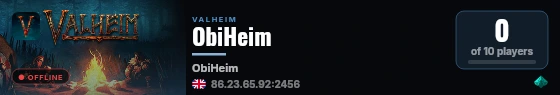 ObiHeim live status badge