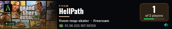 HellPath live status badge