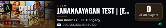 JANANAAYAGAN TEST | [ESX Legacy] live status badge