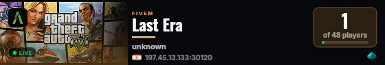 Last Era live status badge