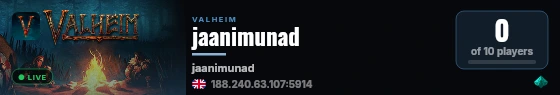 jaanimunad live status badge