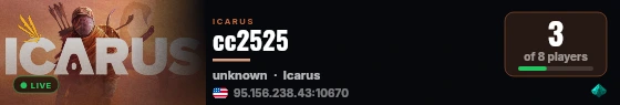 cc2525 live status badge