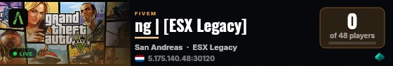 ng | [ESX Legacy] live status badge