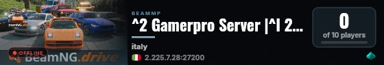 ^2 Gamerpro Server |^l 2 Vehicle live status badge