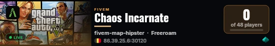 [Qbox Project] ChaosIncarnate live status badge