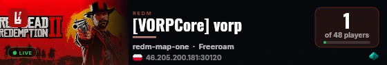 [VORPCore] vorp live status badge