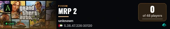 MRP 2 live status badge