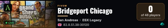 Bridgeport Chicago live status badge