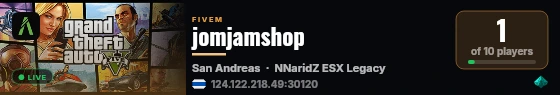 jomjamshop live status badge