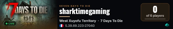 sharktimegaming live status badge