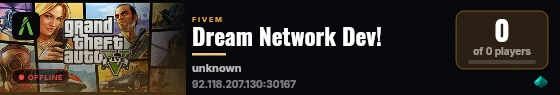 Dream Network Dev! live status badge